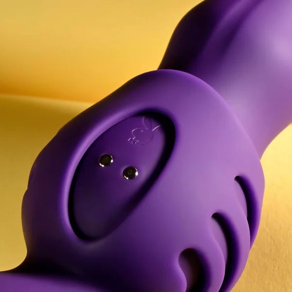 Playboy Pleasure WIGGLE IT - Purple 23.9 cm USB Rechargeable Wiggling Vibrator — image 7 of 9