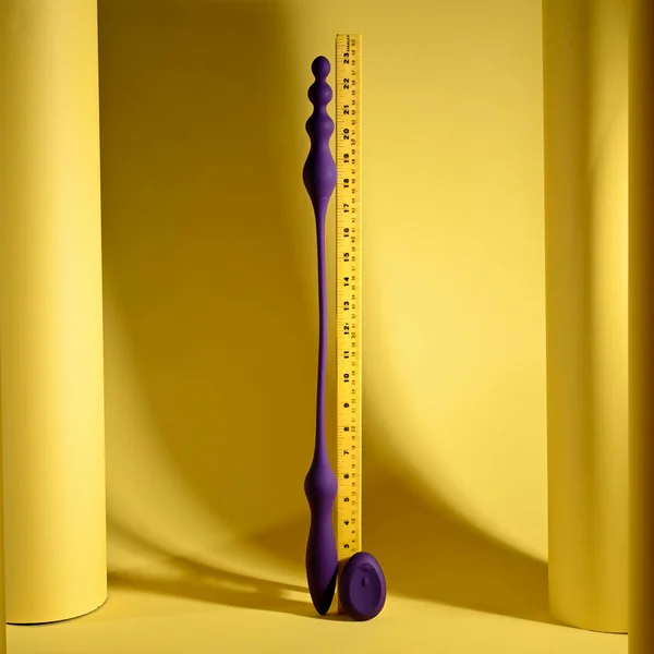 Playboy Pleasure THIS & THAT - Purple 60 cm USB Rechargeable Flexible Dual Ended Vibrator — image 8 of 9