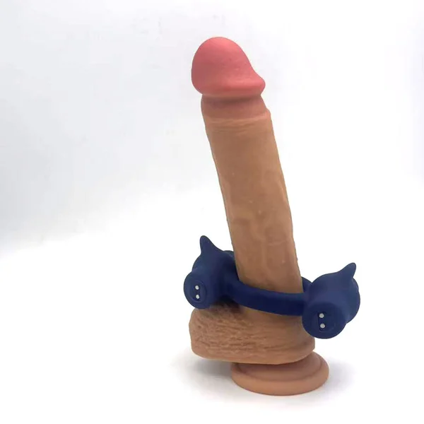 Maia RONAN - Blue - Blue USB Rechargeable Dual Vibrating Cock Ring — image 3 of 7
