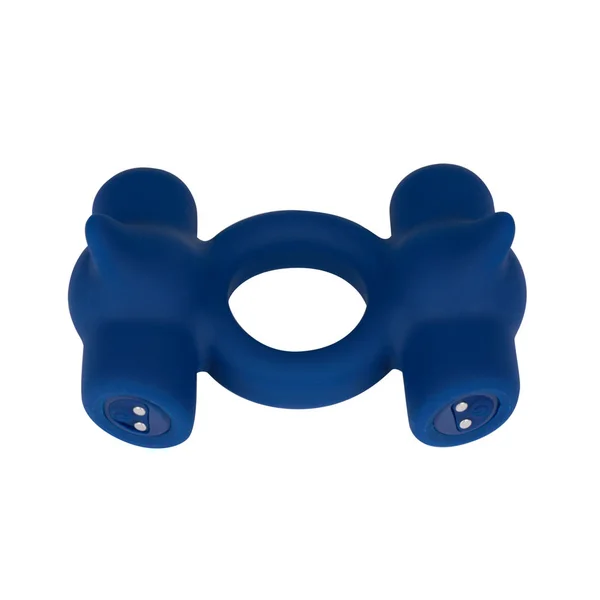 Maia RONAN - Blue - Blue USB Rechargeable Dual Vibrating Cock Ring — image 6 of 7