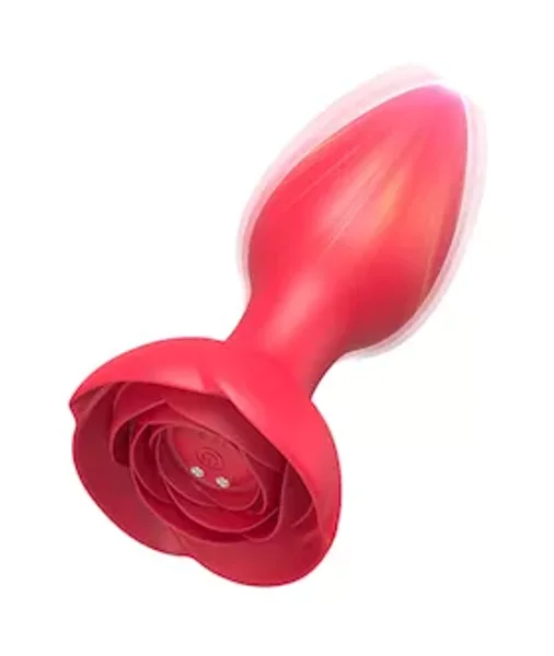 Rose Vibrating Butt Plug — image 3 of 3