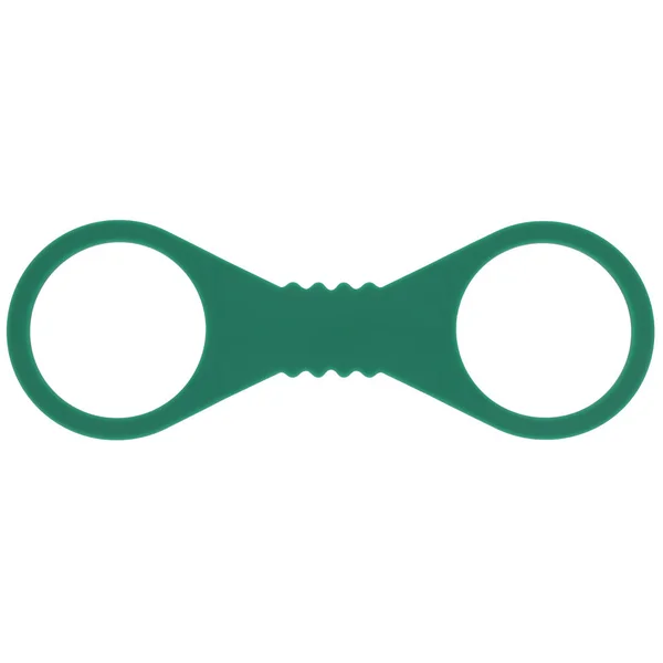 Sex & Mischief Indica Large Silicone Cuffs - Green Large Restraints — image 4 of 9