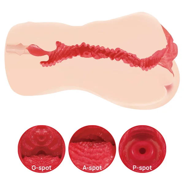 Kokos Vanilla Onahole 004 - Flesh Dual Layer Vagina Stroker — image 3 of 9
