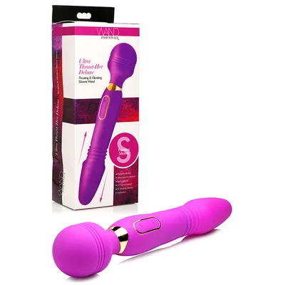 wand essentials ultra thrust her deluxe 925 thrusting vibrating wand massager
