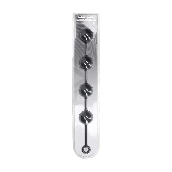 LEVELZ Round Anal Balls - XXL - 60mm - Black 52.5 cm XXL Anal Beads — image 6 of 7