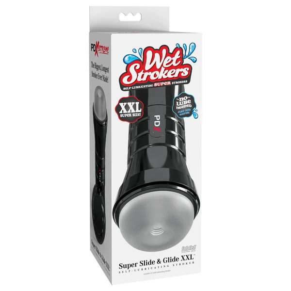 PDX Wet Pussies - Super Slide & Glide XXL - Clear Stroker — image 7 of 7