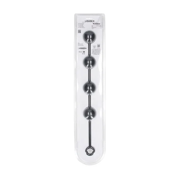 LEVELZ Round Anal Balls - XL - 50mm - Black 46.5 cm XL Anal Beads — image 6 of 6