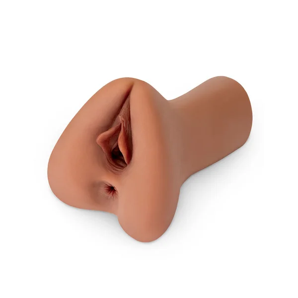 PDX Plus Pick Your Pleasure Stroker XL - Brown - Brown Vagina Stroker — image 3 of 4