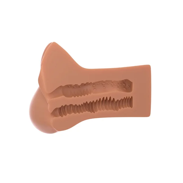 PDX Plus Pick Your Pleasure Stroker XL - Brown - Brown Vagina Stroker — image 4 of 4
