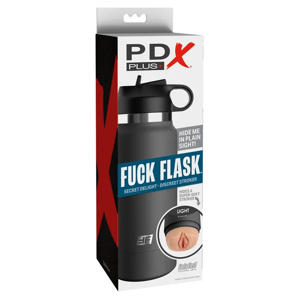PDX Plus Fuck Flask - Secret Delight - Flesh Discreet Vagina Stroker — image 8 of 8