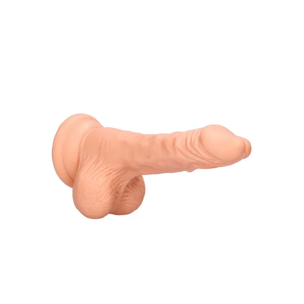 REALROCK 7'' Realistic Dildo With Balls - Flesh 17.8 cm Dong — image 6 of 9
