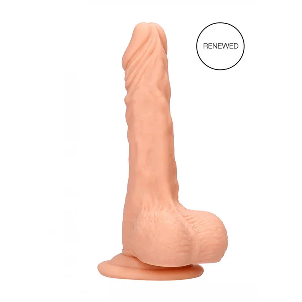REALROCK 7'' Realistic Dildo With Balls - Flesh 17.8 cm Dong — image 2 of 9