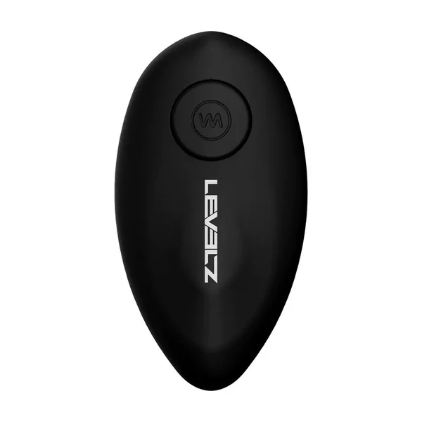 LEVELZ Remote Controlled Vibrating TriO Cock Ring with Prostate Stimulator - Black USB Rechargeable Vibrating Cock Ring with Anal Plug — image 5 of 9