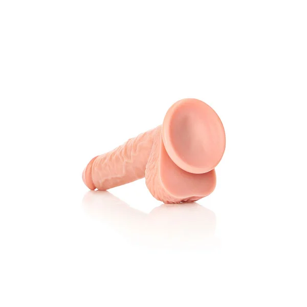 REALROCK Straight Realistic Dildo with Balls - 20.5 cm - Flesh 20.5 cm (8'') Dong — image 6 of 8