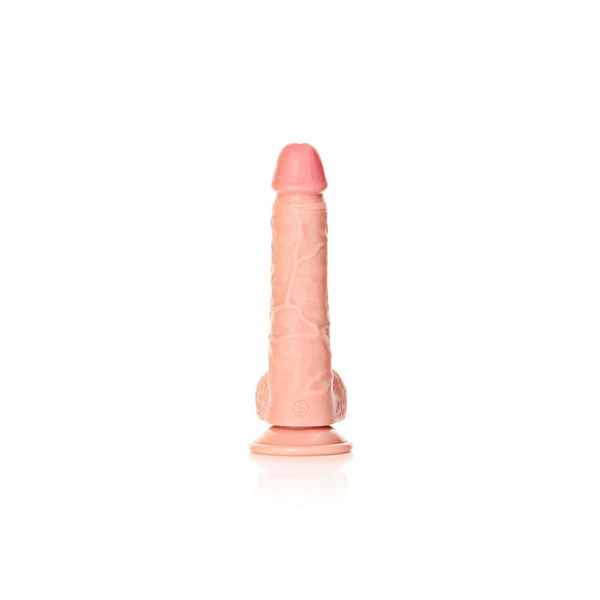 REALROCK Straight Realistic Dildo with Balls - 20.5 cm - Flesh 20.5 cm (8'') Dong — image 5 of 8