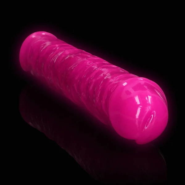 REALROCK 38 cm Double Dong Glow - Pink - Pink 38 cm (15'') Double Dong — image 3 of 7