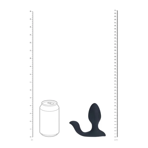 LEVELZ Vibrating & Rotating Anal Plug with Ball Stimulator - Black 10.7 cm USB Rechargeable Vibrating Butt Plug — image 5 of 8