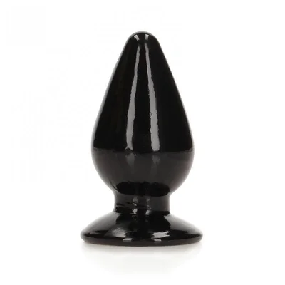 realrock 115 cm anal plug black black 115 cm 45 butt plug