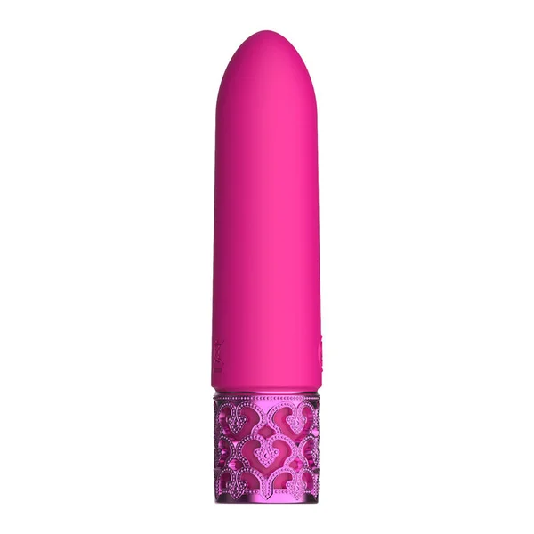 ROYAL GEMS Imperial - Silicone Rechargeable Bullet - Pink 10 cm USB Rechargeable Bullet — image 4 of 6