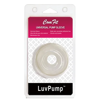 luvpump comfit silicone sleeve white white universal penis pump sleeve