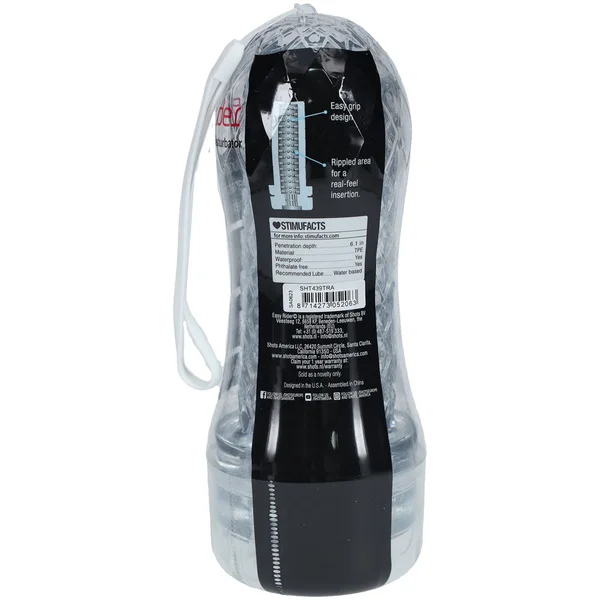 SHOTS Easy Rider - Clear - Clear Vagina Stroker — image 5 of 5