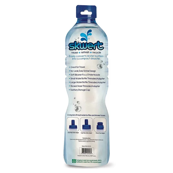Skwert 5 Piece Water Bottle Douche Kit - 5 Piece Water Bottle Douche Adapter Kit — image 3 of 3