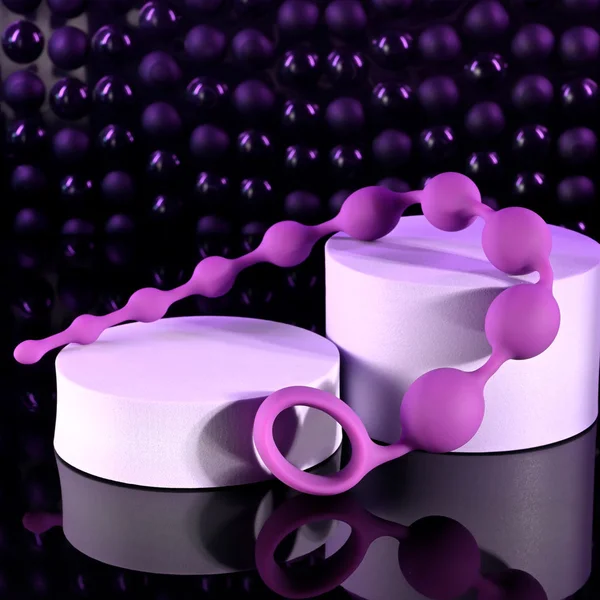 Selopa BEADED ADVENTURE - Purple 35.5 cm Anal Beads — image 3 of 8