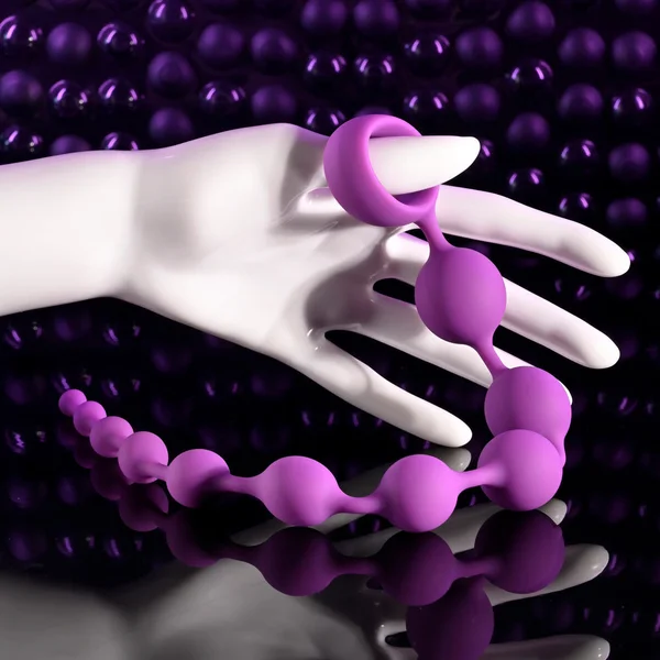 Selopa BEADED ADVENTURE - Purple 35.5 cm Anal Beads — image 7 of 8