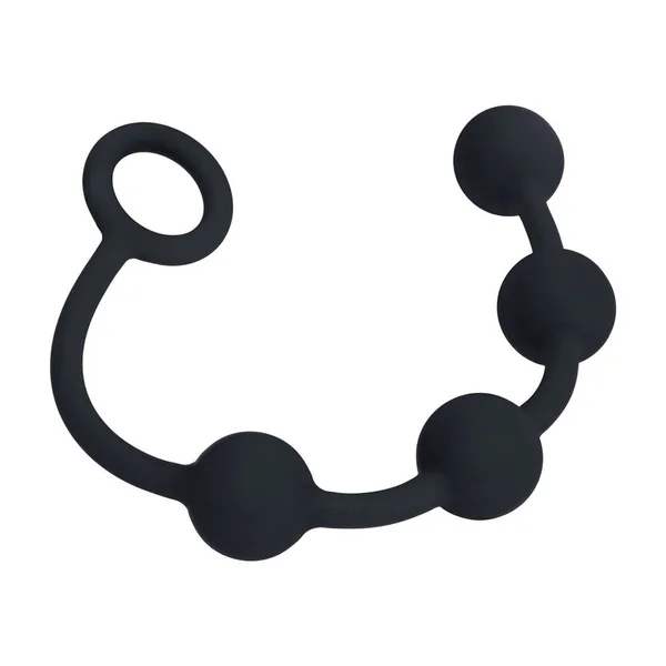 LEVELZ Round Silicone Anal Balls - S - 20mm - Black 23 cm Small Anal Balls — image 3 of 7