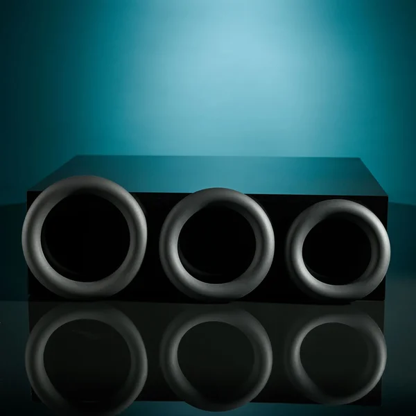 Selopa 3 RING CIRCUS - Black Cock Rings - Set of 3 Sizes — image 2 of 7