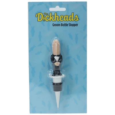 s line the dickheads groom bottle stopper novelty wine bottle stopper