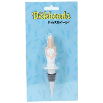 s line the dickheads bride bottle stopper novelty wine bottle stopper