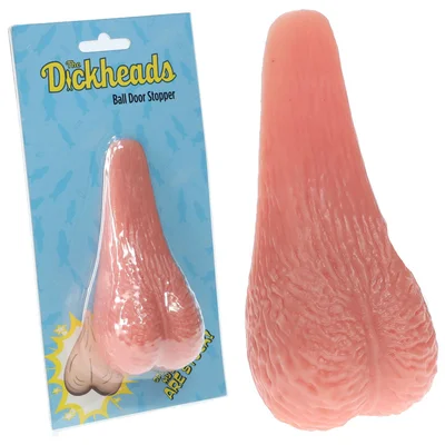s line the dickheads ball door stopper novelty door stop