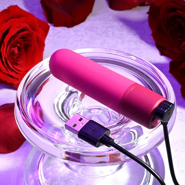 Selopa TINY TEMPTATION - Pink 9.2 cm USB Rechargeable Bullet — image 9 of 9