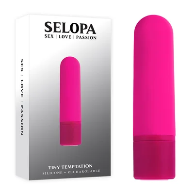 selopa tiny temptation pink 92 cm usb rechargeable bullet