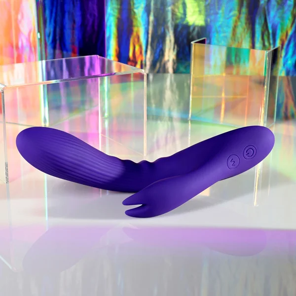 Selopa POSEABLE BUNNY - Purple 21 cm USB Rechargeable Poseable Rabbit Vibrator — image 5 of 9