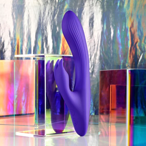 Selopa POSEABLE BUNNY - Purple 21 cm USB Rechargeable Poseable Rabbit Vibrator — image 3 of 9