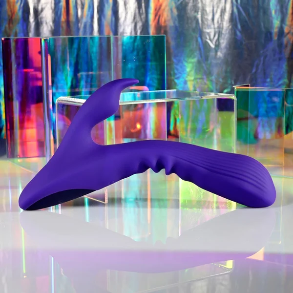 Selopa POSEABLE BUNNY - Purple 21 cm USB Rechargeable Poseable Rabbit Vibrator — image 6 of 9