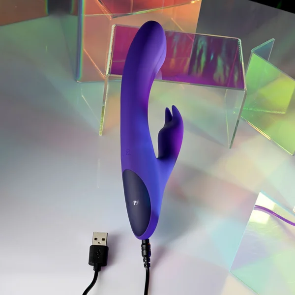 Selopa POSEABLE BUNNY - Purple 21 cm USB Rechargeable Poseable Rabbit Vibrator — image 9 of 9