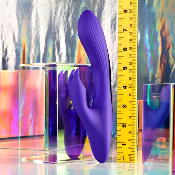 Selopa POSEABLE BUNNY - Purple 21 cm USB Rechargeable Poseable Rabbit Vibrator — image 8 of 9