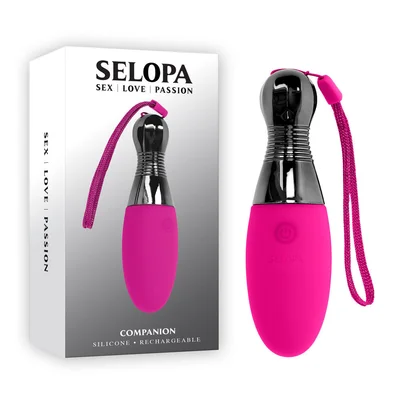 selopa companion pink 119 cm usb rechargeable vibrating egg