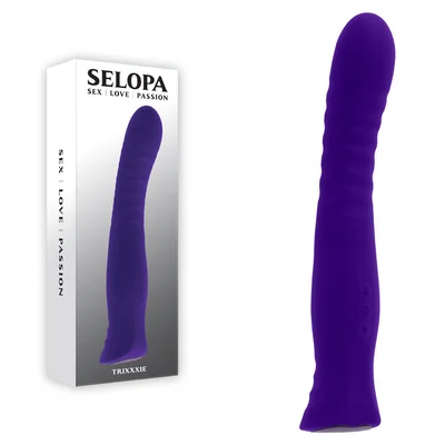 selopa trixxxie purple 222 cm usb rechargeable vibrator