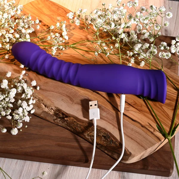 Selopa TRIXXXIE - Purple 22.2 cm USB Rechargeable Vibrator — image 8 of 8