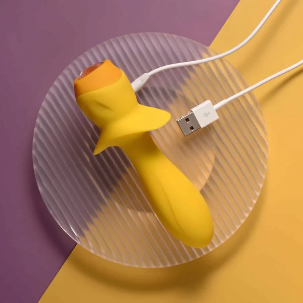 Selopa MELLOW YELLOW - Yellow 13.5 cm USB Rechargeable Vibrating Anal Plug — image 8 of 8