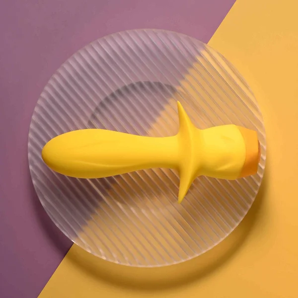 Selopa MELLOW YELLOW - Yellow 13.5 cm USB Rechargeable Vibrating Anal Plug — image 3 of 8