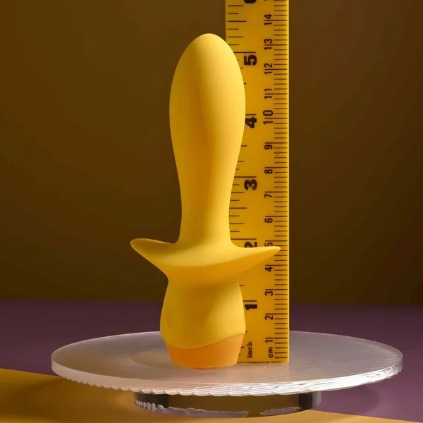 Selopa MELLOW YELLOW - Yellow 13.5 cm USB Rechargeable Vibrating Anal Plug — image 7 of 8