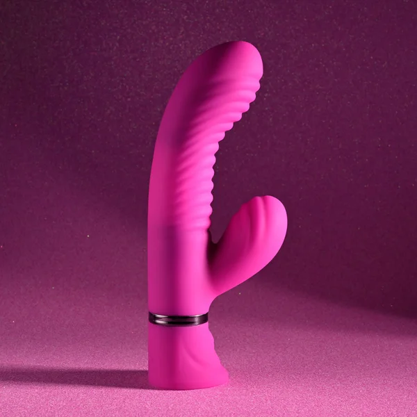 Selopa NEXT WAVE - Pink 16.4 cm USB Rechargeable Dual Vibrator — image 3 of 9