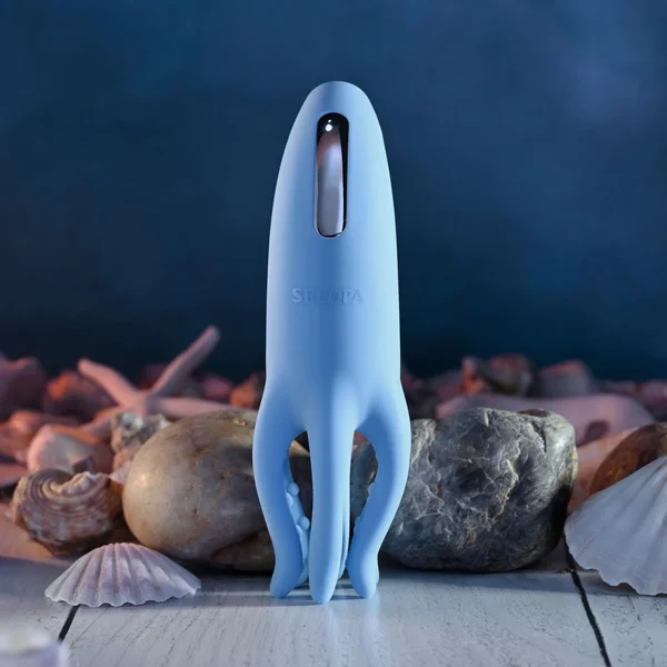 Selopa TENTACLE TICKLER - Blue USB Rechargeable Vibrating Stimulator — image 4 of 9