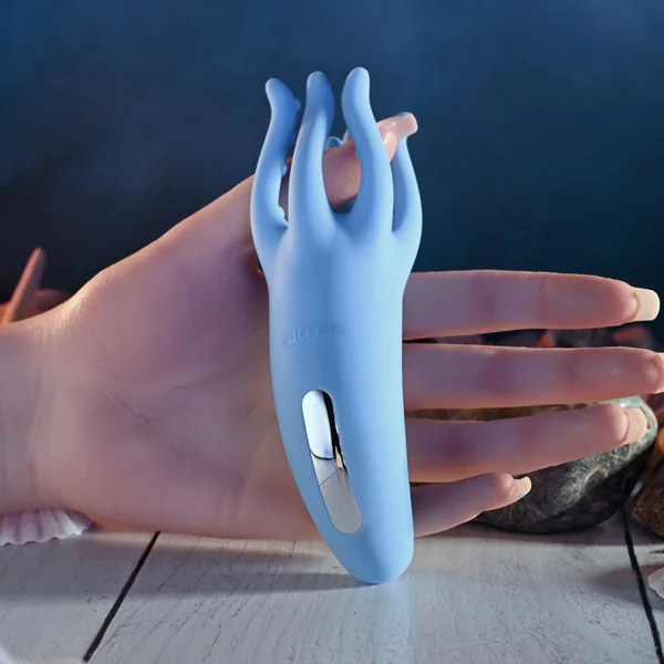 Selopa TENTACLE TICKLER - Blue USB Rechargeable Vibrating Stimulator — image 8 of 9