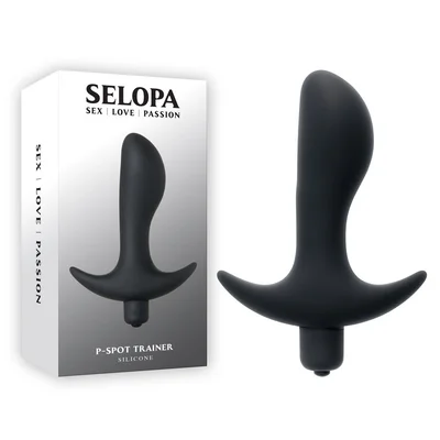 selopa p spot trainer black 127 cm vibrating prostate massager